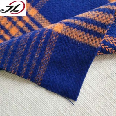 best price super soft wool fabric supplier heavy plaid wool fabric for overcoats