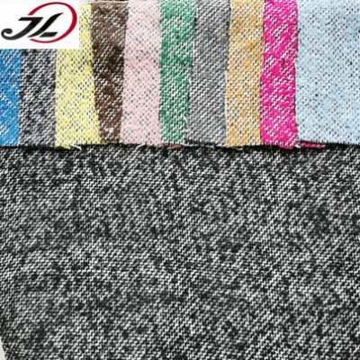 Cheap wholesale yarn dyed twill brushed woolen fabric for jacket